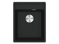 Franke Maris MRG 610-37 A Black Matt - 114.0658.217 Granieten spoelbak Handbediening