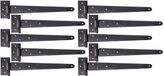 Alberts 829957 kruisscharnier | zwarte dompellak | band 495 x 46 mm | scharnier 90 x 40 mm | Set van 10