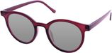 Vista Bonita CLASSIC Zonneleesbril UV400 +2.00 Purple Art Groot Model Eyecatcher Ronde Pasvorm Flexveren Inclusief Etui en Doekje
