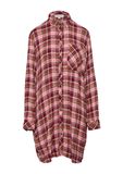 s.Oliver Lange blouse met structuur in een viscosemix - Framboos - Maat 34