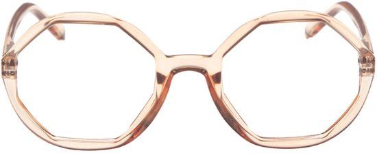 Looplabb Lolita leesbril +2.00 champagne rond kunststof/carbon dames/heren