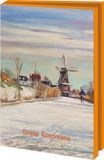Bekking & Blitz - Kerstkaartenmapje - Set Kerstkaarten - 10 stuks - Inclusief enveloppen