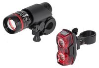 Rebel LED AAA fietslamp, voor- en achterlicht