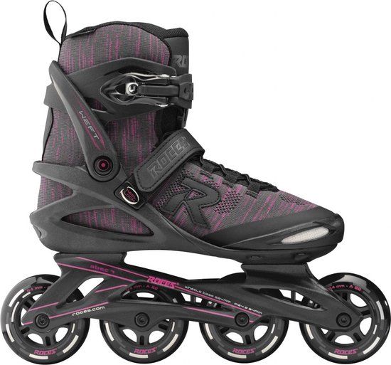 Roces Weft Thread 84 Inline Skates - Women's - Size 39 - Black/Pink