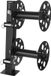 VEVOR Enrouleur de câble de soudage double, enrouleur de tuyau avec 2 bobines vides pour câble de soudage de 38,1 m 70 mm² / 45,7 m 50 mm², enrouleur de câble de soudage double manuel en acier avec goupille de verrouillage pour ateliers industriels