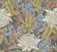 Living Walls Kleurrijke Bloemen Behang | Floraal - Zwart Groen Blauw Rood - Vliesbehang - 10.05m x 0.53m