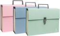 Exacompta 4x Sorteerkoffer met handgreep gerecycled AutentiK 18 vakken - Geassorteerd - 56339E