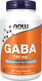 Now Body Supplies GABA 250mg Chewable Tablets 90chewables