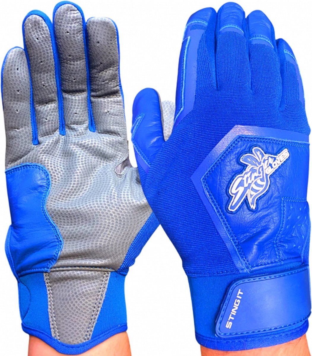 Stinger - MLB - Honkbal - Slaghandschoentjes - Sting Squad - Baseball Batting Gloves - Koningsblauw - Volwassenen - Medium