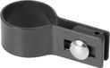 Strend Pro EUROSTANDARD Klem, 38 mm, Antraciet, RAL7016, voor Ronde Paal