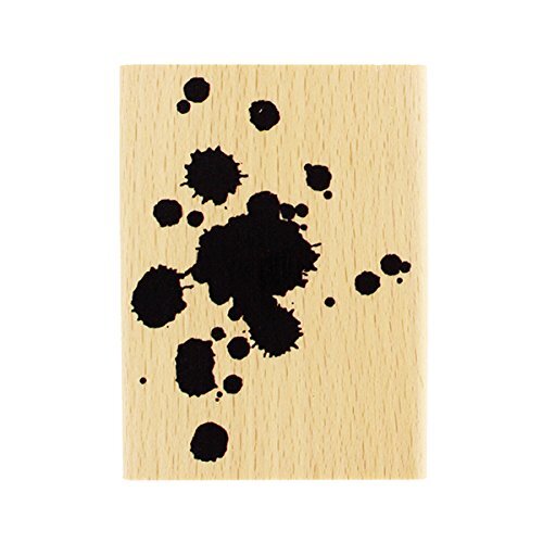 Florilèges Design FE216054 stempel druppels, hout, 6 x 8 x 2,5 cm