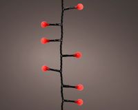Lumineo LED Cherry Lights 750 cm Noir/Rouge