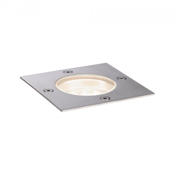 Paulmann Plug & Shine LED-grondinbouwlamp Floor - Edelstaal