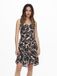 ONLY - ONLNOVA LIFE VIS S/L SARA DRESS AOP - Dames - Mini jurken - Zwart - Print - Maat S