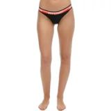 Superdry Gestreepte triangelbikinitop Dames Zwart XL