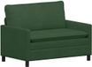 vidaXL Canapé Jungle Vert 126 x 81 x 87,5 cm Tissu