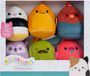 Squishmallows Micromallows SQMM0069-6-pak superzachte mini, 6,5 cm pluche figuren