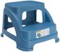Storage Solutions Opstapkrukje - 2 tredes - blauw - kunststof - 43 x 37 x 28 cm - tot 150 kg