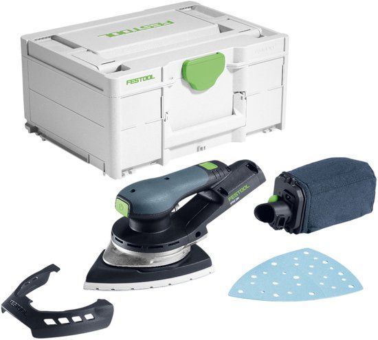 Festool DTSC 200-Basic Accu-deltaslijper | 18V | 145 x 195 mm | Borstelloos | 577713 + Systainer - Zonder Accu, Zonder Oplader