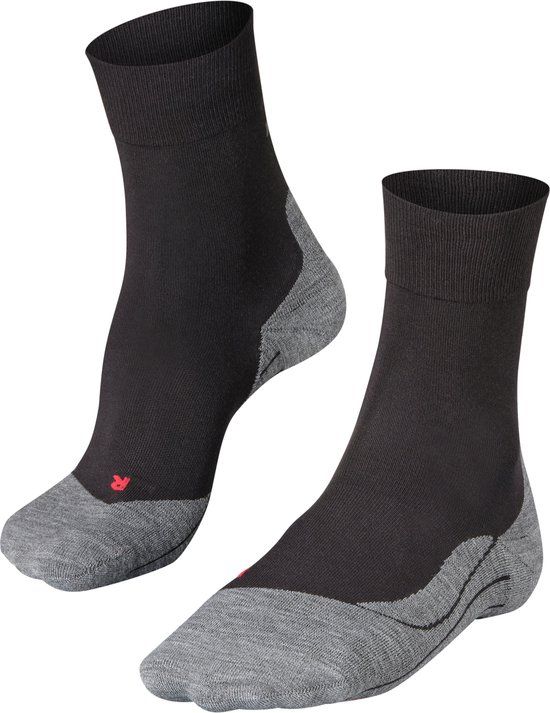 FALKE RU4 anti-blaar katoen functioneel materiaal hardloopsokken heren zwart - maat 49-50