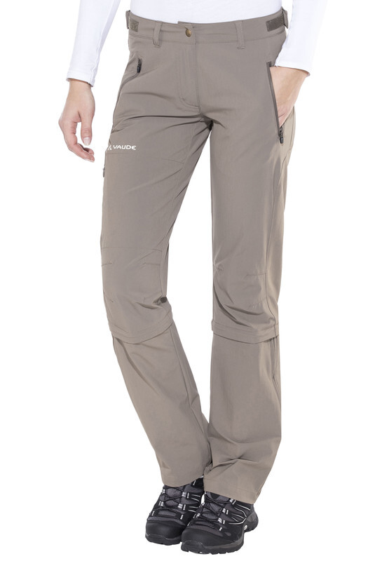 Vaude Farley II Stretch lange broek Dames bruin 40 2019 Trekking- & Wandelbroeken