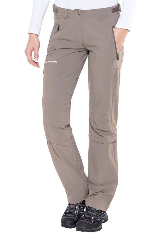 Vaude Farley II Stretch lange broek Dames bruin 40 2019