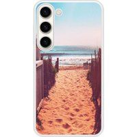 Samsung Beschermende siliconen hoes compatibel met Galaxy S23 Beach Path