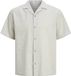 JACK&JONES JJESUMMER LINEN BLEND RESORT SHIRT 2PKMP Heren Overhemden XL Katoen/Linnen Wit
