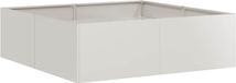 vidaXL Jardinière 100x100x30 cm Acier inoxydable