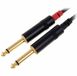 Cordial CFU PC - Audiokabel - 2x Jack 6.3mm Mono naar 2x Cinch RCA - 1.5 Meter - Zwart