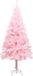 vidaXL Sapin de Noël artificiel avec support 120 cm PVC rose