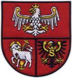 Patchion: Wapen van de provincie Warmia en Mazury - Dos magnétique - Patch/badge/emblème brodé