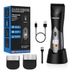 BarberBoss Draadloze baardtrimmer voor mannen, bodytrimmer, lieshaartrimmer met instelbare lengtes, nat/droog gebruik en slim display, oplaadbare verzorgingsset voor gevoelige gebieden