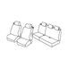 Set Superior Set stoelhoezen - zwart/blauw - compatibel met Ford B-Max (10/12>07/18)