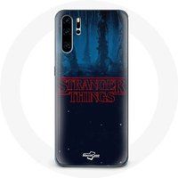 Maniacase Hoesje voor Huawei P30 Stranger Things seizoen 2 logo