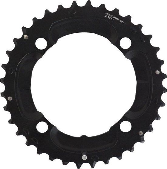 Shimano Deore FC-M617 Kettingblad - 36T - Zwart - Mountainbike