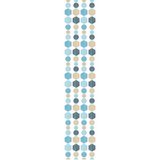 Ambiance Sticker Voorgelijmd vliesbehang - BOHO ETHNIC BLUES - 1 rol van 300x60cm