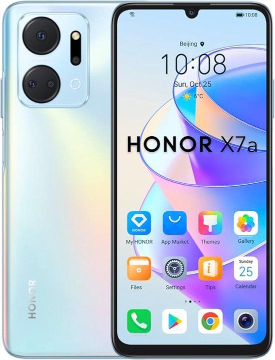 Honor X7a - 128GB - 4GB RAM - Zilver