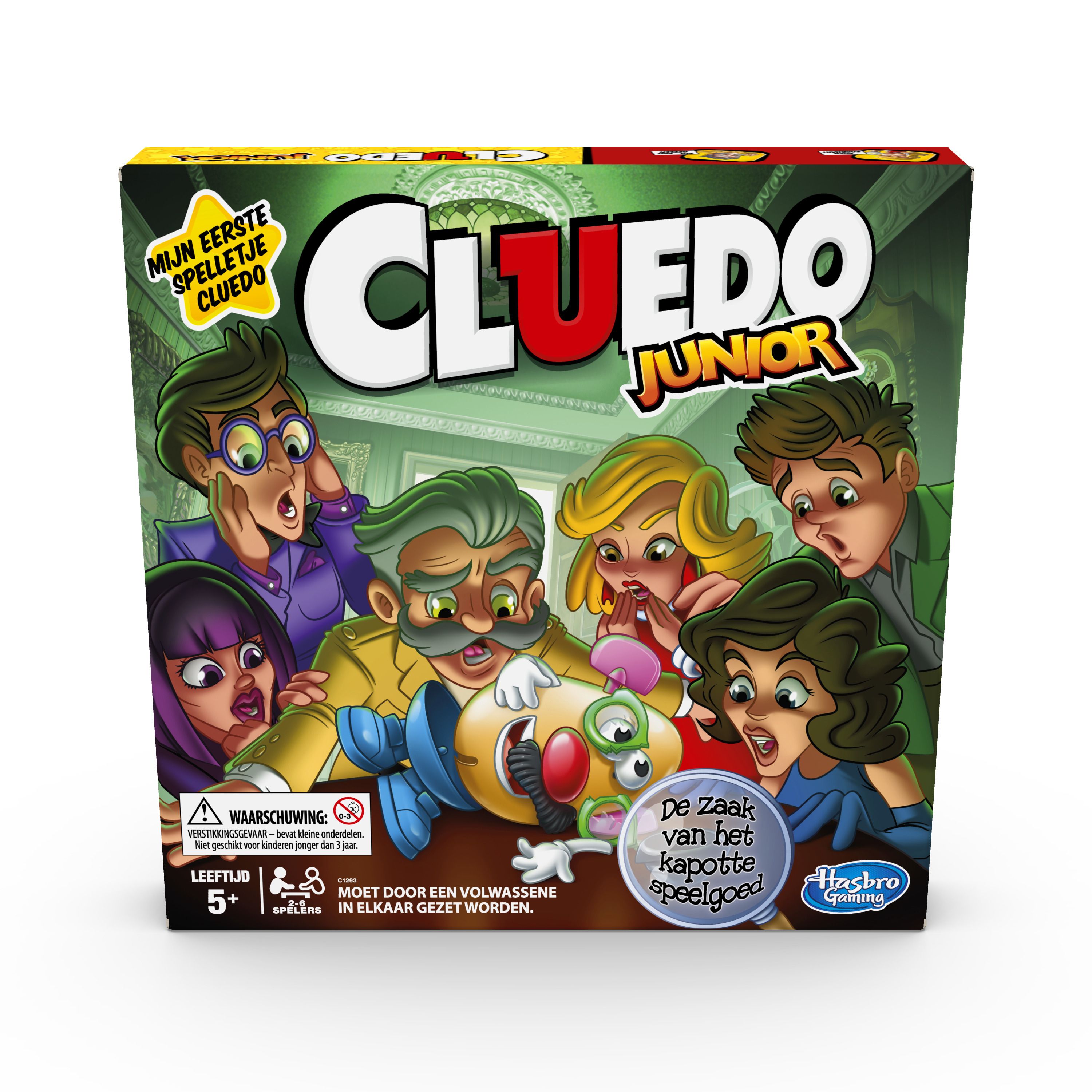 Hasbro Gaming Cluedo Junior - Bordspel voor Kinderen - Junior Editie