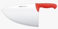 Arcos Hakmes Slagersmes - Nitrum Roestvrij Staal 11" Blade - Polypropyleen Handvat - Zilver - Kleuridentificatiesysteem - Heavy Duty & Hygiënisch - Serie 2900 - Rode Kleur