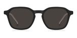 Tommy Hilfiger Th 2245/s Lunettes de soleil unisexe noir géométrique gris 48mm