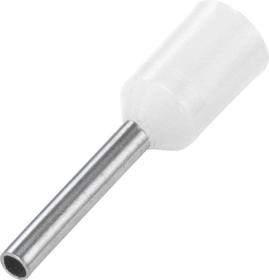 Vogt Verbindungstechnik 470108 Adereindhulzen 0.50 mm² Deels geïsoleerd Wit 100 stuk(s)