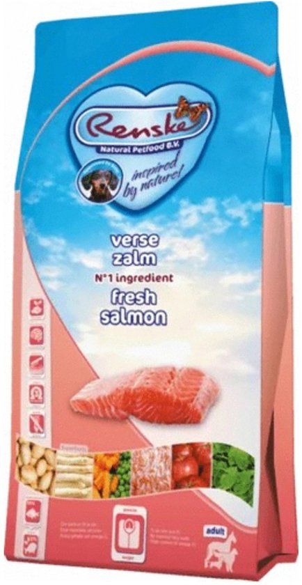 Renske Super Premium Graanvrij Adult Hondenvoer Zalm - 6,5 kg