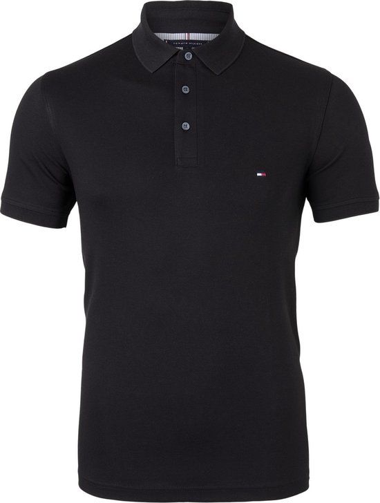 Tommy Hilfiger 1985 Poloshirt - Zwart - Heren - Maat L