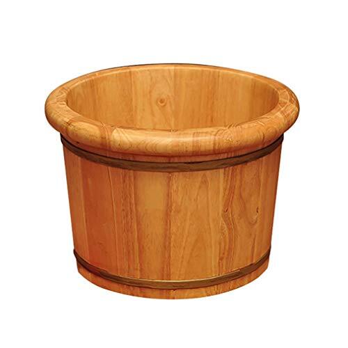 XXF-Shop Voetbad, Wooden Foot Bath Barrel, glad en delicaat Pedicure Vaten Pedicure Bowl Spa Massage for het weken Voeten Massager Foot Tub (Color : A)