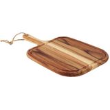 Tramontina PROVENCE Snijplank van teakhout, serveerplank, FSC-gecertificeerd, duurzaam, 40 x 27 cm, met sapgoot