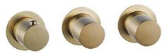 FortiFura Nebbio Badcombinatie-set - Geborsteld Messing (Goud)