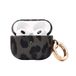 Selencia Sabi Case met panterprint - Hoesje geschikt voor AirPods 3 (2021) - Midnight Black
