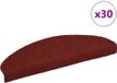 vidaXL Zelfklevende Trapmatten - 30 stuks - Bordeaux Rood