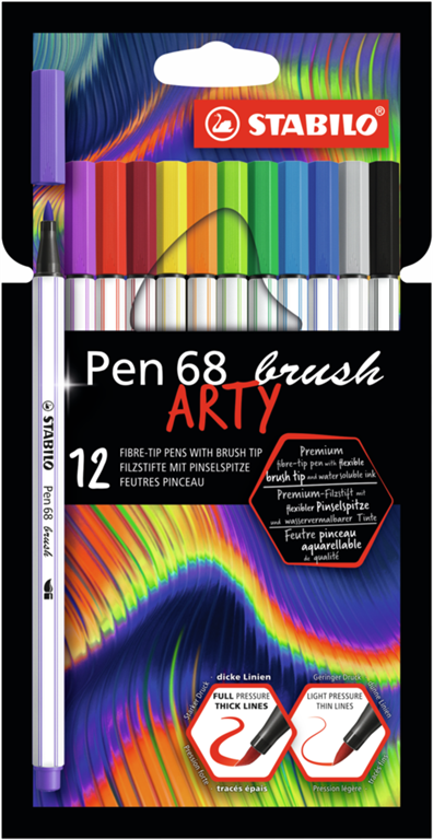 Stabilo Pen 68 brush ARTY - 4006381566926